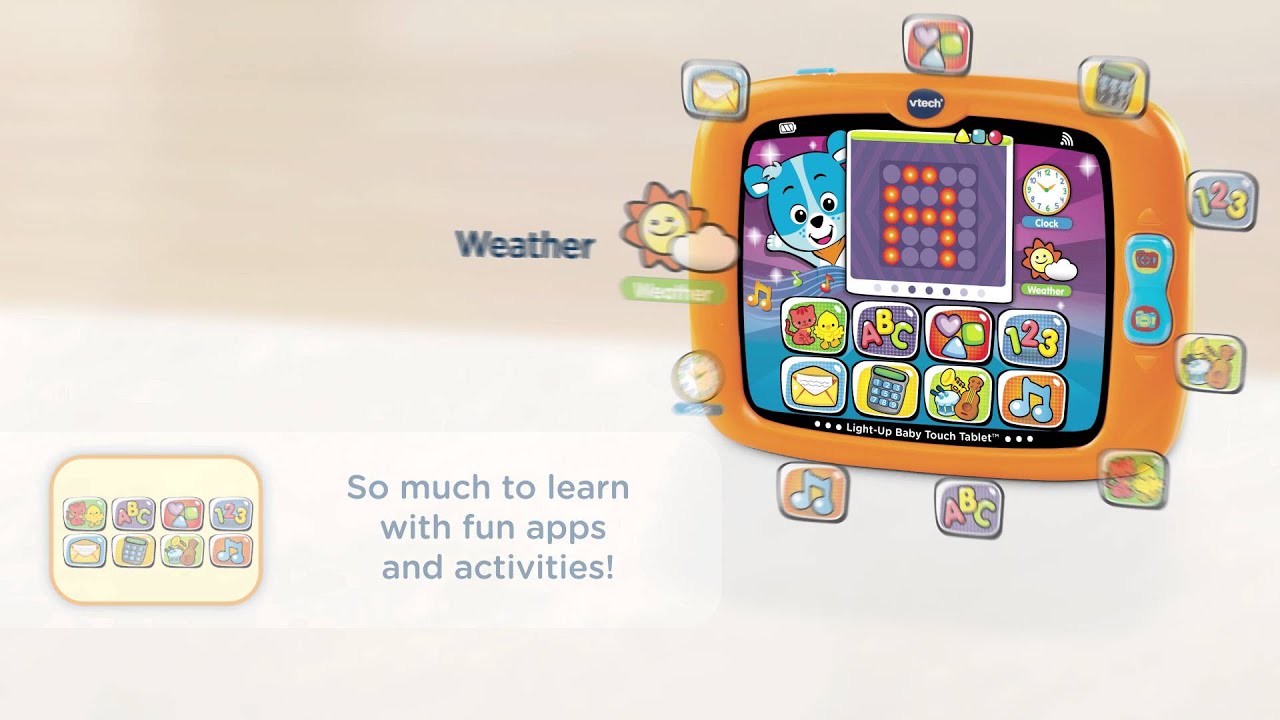 Light-Up Baby Touch Tablet™ | Demo Video | VTech - YouTube