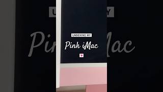 UNBOXING A BIRTHDAY PRESENT TO MYSELF… THIS PINK IMAC IS GORGEOUS! #unboxingvideo #pinkimac