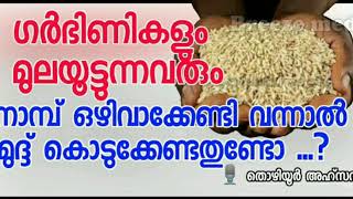 ഗർഭിണികളും മുലയൂട്ടുന്നവരും നോമ്പ് ഒഴിവാക്കേണ്ടി വന്നാൽ മുദ്ദ് കൊടുക്കേണ്ടതുണ്ടോ ...?