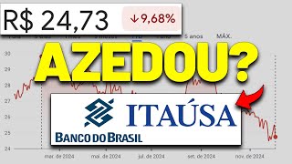 🚨Estou com MEDO no BANCO DO BRASIL? Dividendos extraordinários na Itaúsa? BBAS3, ITSA4, ITUB3, ITUB4