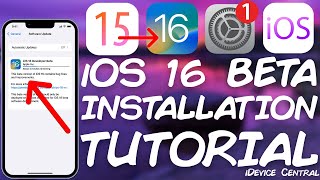 iOS 16 Dev Beta RELEASED With Great Features! How To Install iOS 16 Beta (No Computer)