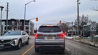 Driving to work, South London-ON across town on Adelaide St and Wellington Rd #driving #londondrive