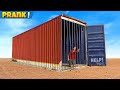 My team locked Me in Ship Container for 24hr - PRANK!