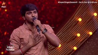 Thala Kodhum Elangathu Sedhi Kondu Varum song by #Prasanna | Super Singer Season 9