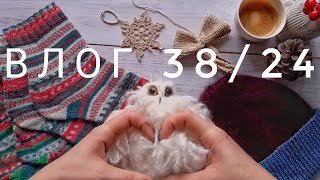 ❄️ВЛОГ 38/24❄️ Букля, новорічні прикраси, шкарпетки #xmas, шапка, плани...🎄☃️