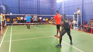 PURUSOTHAMAN SARAVANAN vs SAI DHARMA Ariyalur Badminton Tournament Men Doubles Pre Quaterfinals