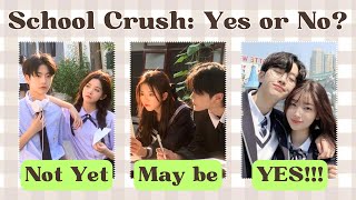 Does Your School Crush Like You Back? 💘📚 | Personality Test Quiz