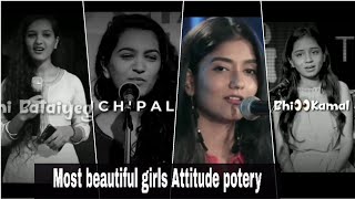 Most beautiful girls Attitude potery collection 2019 | sad Urdu potery | Dil e umeed |