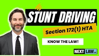 Section 172 (1) Stunt Driving and the HTA: Know the Law!