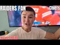 Raiders Fan Reacts to loss vs. Chiefs! Insane Ending NFL Week 13