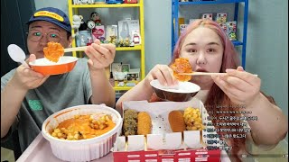 먹방♥ 양재근과 함께 명랑핫도그 로제떡볶이+로제핫볶이 까쥐~  ㅎ 트랜스젠더