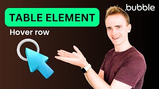 Row Hover on new Bubble Table Tutorial | Bubble Tutorial | Planetnocode.com