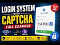 Login System with CAPTCHA
