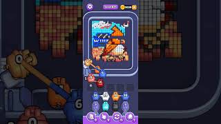 Pixel flow - Level 825 (hard) - walkthrough without power ups