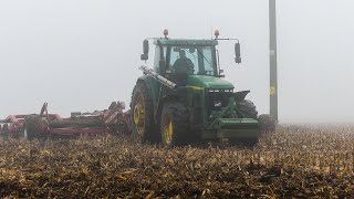 Talerzowanie po kukurydzy - John Deere 8200, Horsch ☆GR Domański☆ CzesterVlog#8