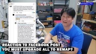 Reaction Video to FB Post - You Must Upgrade Everything to be able to Remap?