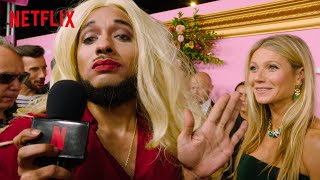 Joanne the Scammer Meets Gwyneth Paltrow at The Politician Premiere | Netflix