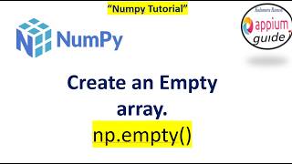 How to Create an 'Empty Array' (Using np.empty()) | Python NumPy Tutorial for Beginners (2026)