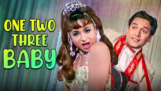 हेलेन का हसीन गाना - One Two Three Baby | Mahendra Kapoor | Helen, Biswajeet | Kismat 1968