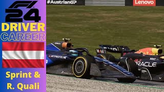 F1 24 Career Mode: S1EP35 - Austria - Sprint \u0026 Race Qualifying