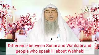 Difference between Sunni & Wahabi and people who speak ill about Wahabis - Assim al hakeem