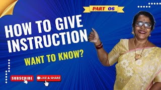 How to Give Instruction | Language Functions | Part-06