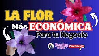 Tutorial | Flor de Listón | Emprende con está flor | Fácil y económica | Diy | Flores Eternas