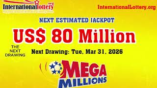 Mega Millions lottery result on March 27, 2026 - Jackpot is $80 million now