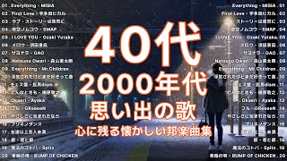 【Jpopメドレー 】90年代 ヒットソングメドレー 🏵️ 心に残る懐かしい邦楽曲集 🎶 40歳以上の人々に最高の日本の懐かしい音楽