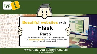 2 - More Flask: Creation of templates, webpages, HTML and CSS