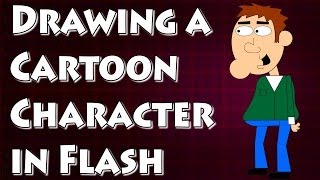 Adobe Flash Tutorial- How to Draw a Cartoon Character