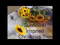 My Sunflower Inspired Christmas Tree