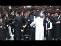 wow satmar rebbe grabbing r avrum lefkowitz in middle of mitzvah tantz and dancing with him.