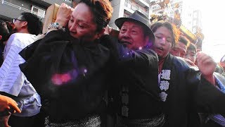 29年   八王子まつり　多賀神社　本社千貫神輿半端無い渡御　迫力満点です。