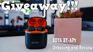 [Giveaway] The BOYA BY-AP4 True Wireless Earbuds - You Need To Check Them Out - Full Review