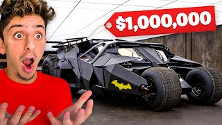 THEY SURPRISED ME WITH THE REAL BAT MOBILE!! ($1,000,000)
