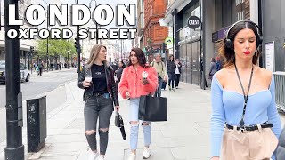 London OXFORD STREET April 2023 | Central London Street Walk| London Walk 2023 [4K]