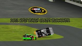 NR2003- 2011 Kyle Busch CRAZY Blowover!