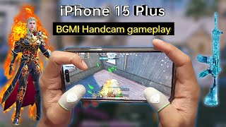 iPhone 15 Plus Bgmi test With Handcam | Bgmi 3.5 Update | Bgmi Sensitivity