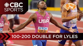 American Noah Lyles wins 200m, Canada's De Grasse finishes 6th at World Athletics Championships 2023