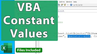 Get the Numeric Value for a Constant in VBA - VBA Quickie 9