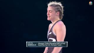 U.S. Olympic Wrestling Trials: Helen Maroulis qualifies for Paris Olympics - women's freestyle 57kg