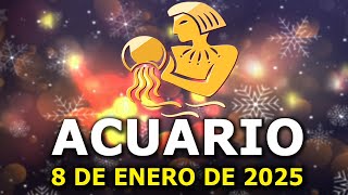 🔥💥𝐃𝐄𝐒𝐂𝐔𝐁𝐑𝐈𝐑Á𝐒 𝐔𝐍 𝐆𝐑𝐀𝐍 𝐒𝐄𝐂𝐑𝐄𝐓𝐎😳Acuario♒Horoscopo de hoy  8 de Enero de 2025 |Tarot