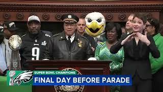 Philadelphia officials urge parade-goers to have a plan ahead of Super Bowl celebrations