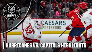 Carolina Hurricanes vs. Washington Capitals | Full Game Highlights | NHL on ESPN