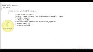 Java | Swing package 'JSpinner - SpinnerNumberModel' | CodeLearning