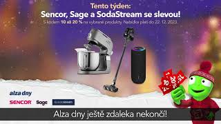 Jůů, Alza dny! Jen do pátku sleva na vybrané produkty Sencor, Sage a Sodastream