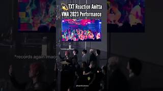 #TXT Reaction #Anitta #VMA 2023 Performance #yeonjun #kai #taehyun #beomgyu #soobin