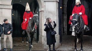 Top Moments When Guards Stop Silly Tourists from Getting into the White Box..!