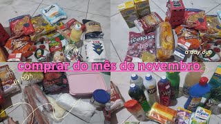 compra do mês de novembro de um casal #top #explorar #compradomês #comprasdesupermercado #explore